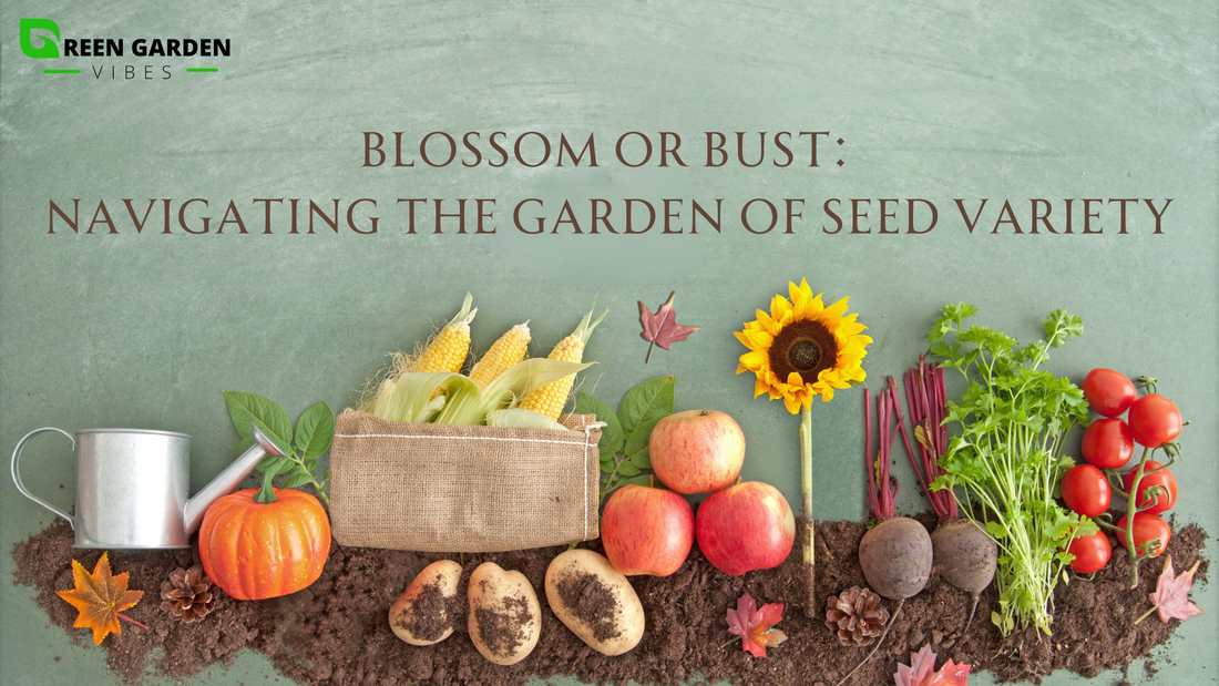 🌼Blossom or Bust:  Navigating the Garden of Seed Variety!