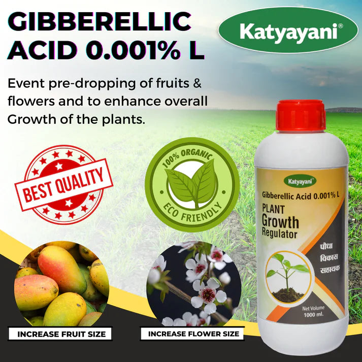 Gibberellic Acid 0.001 % L - growth Regulator