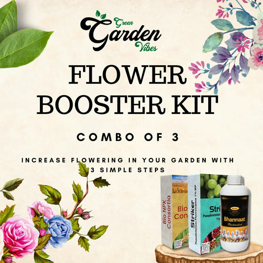 Flowering boooster kit (Bhannat)250 ML,(Bio NPK Consortiaa) 1 KG,(pseudomonas)1 KG