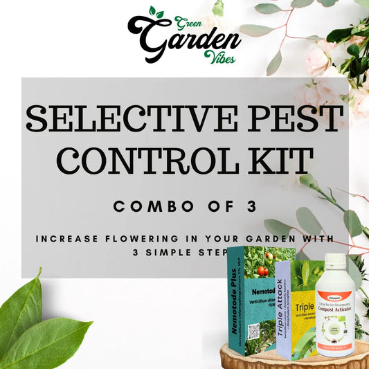 Selective Pest Control kit (Nematode Plus) 1Kg ,(Compost Activator)1 L ,(Triple Attack) 1L