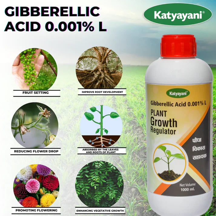 Gibberellic Acid 0.001 % L - growth Regulator