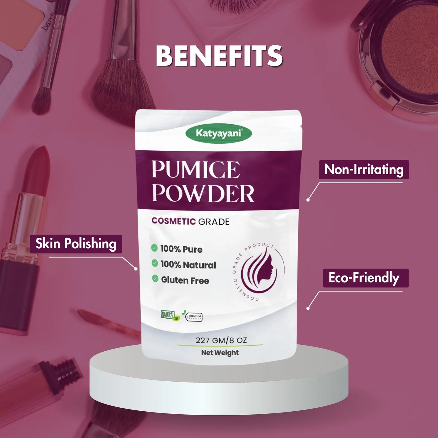 Pumice Powder 227 gm (8 oz)-Cosmetic Grade