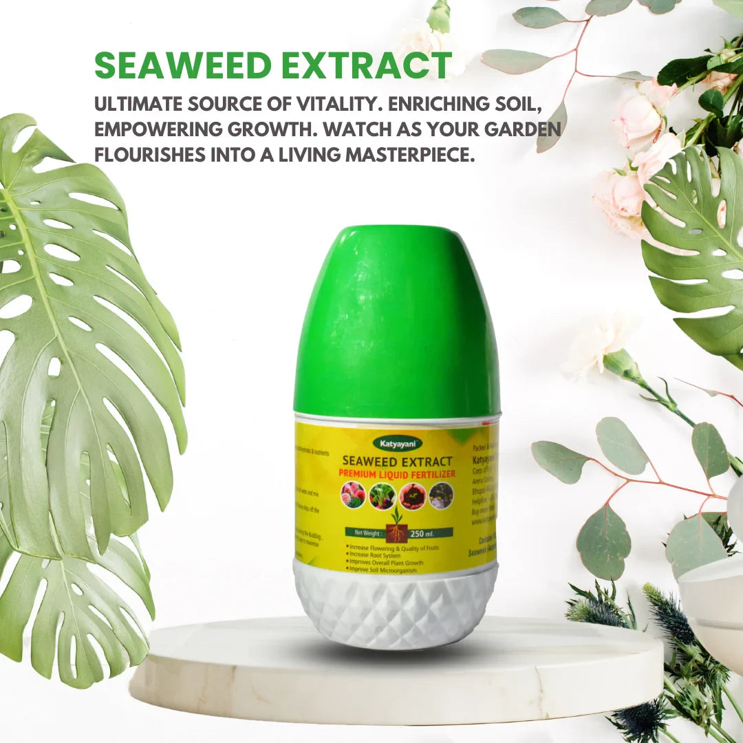 Flowering boooster kit (Sea Weed Extract) 250ML,(Bio NPK Consortiaa) 1 KG,(Flower Booster)250 ML