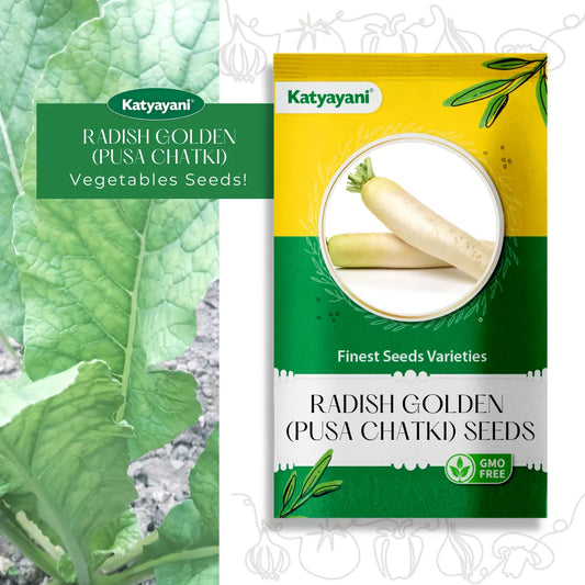 Radish Golden  (Pusa Chatki) Vegetable Seeds