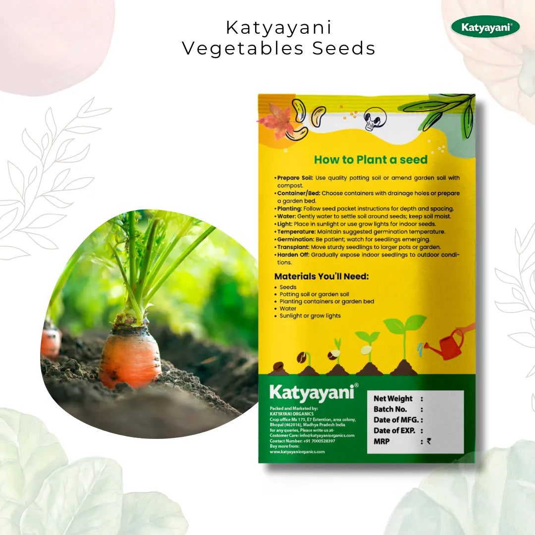 Desi Carrot (Long) Vegetable Seeds