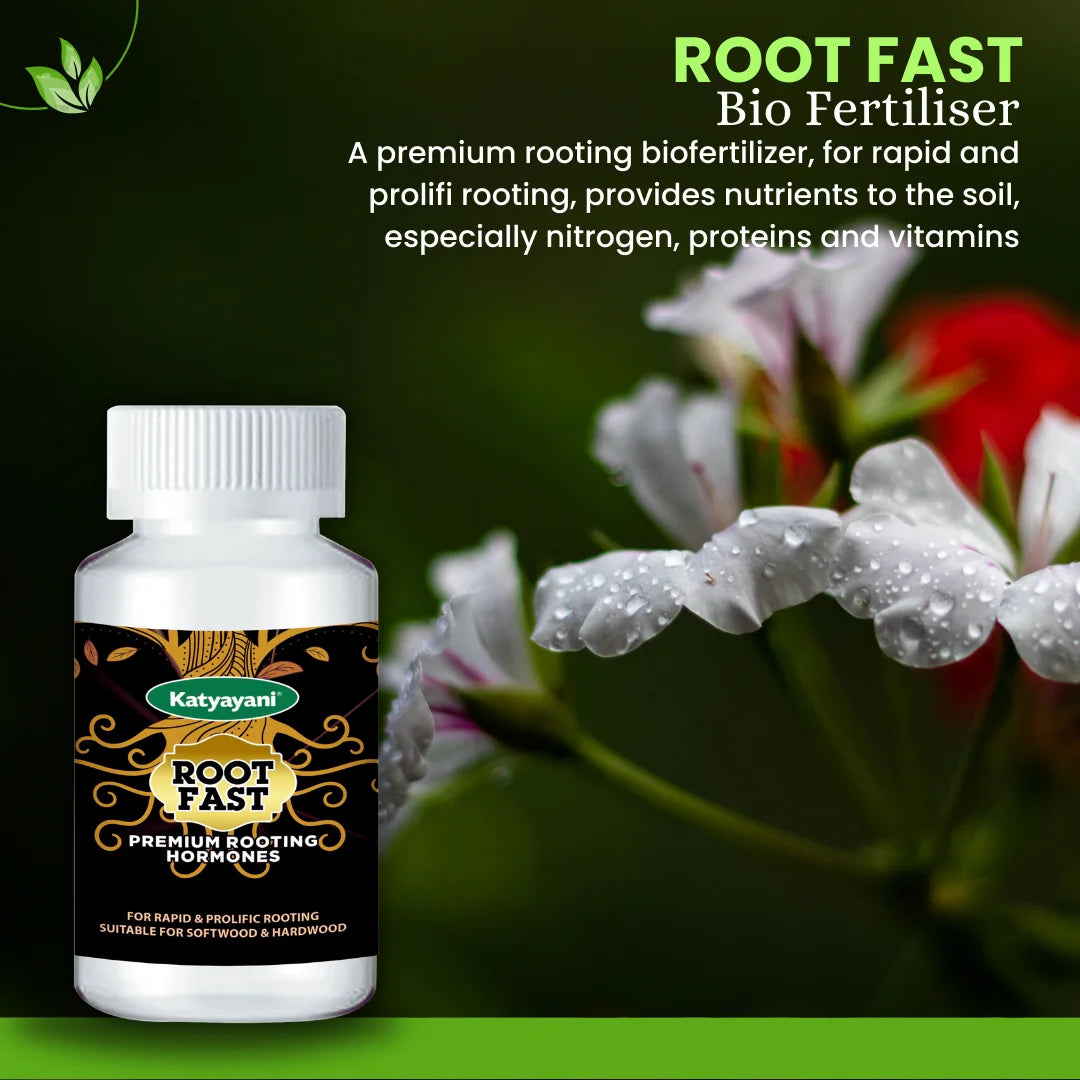 Rose Flower Plant Booster Kit (Trichoderma Harzianum)1 kg,(K Raja)100gm,(Root Fast) 100GM