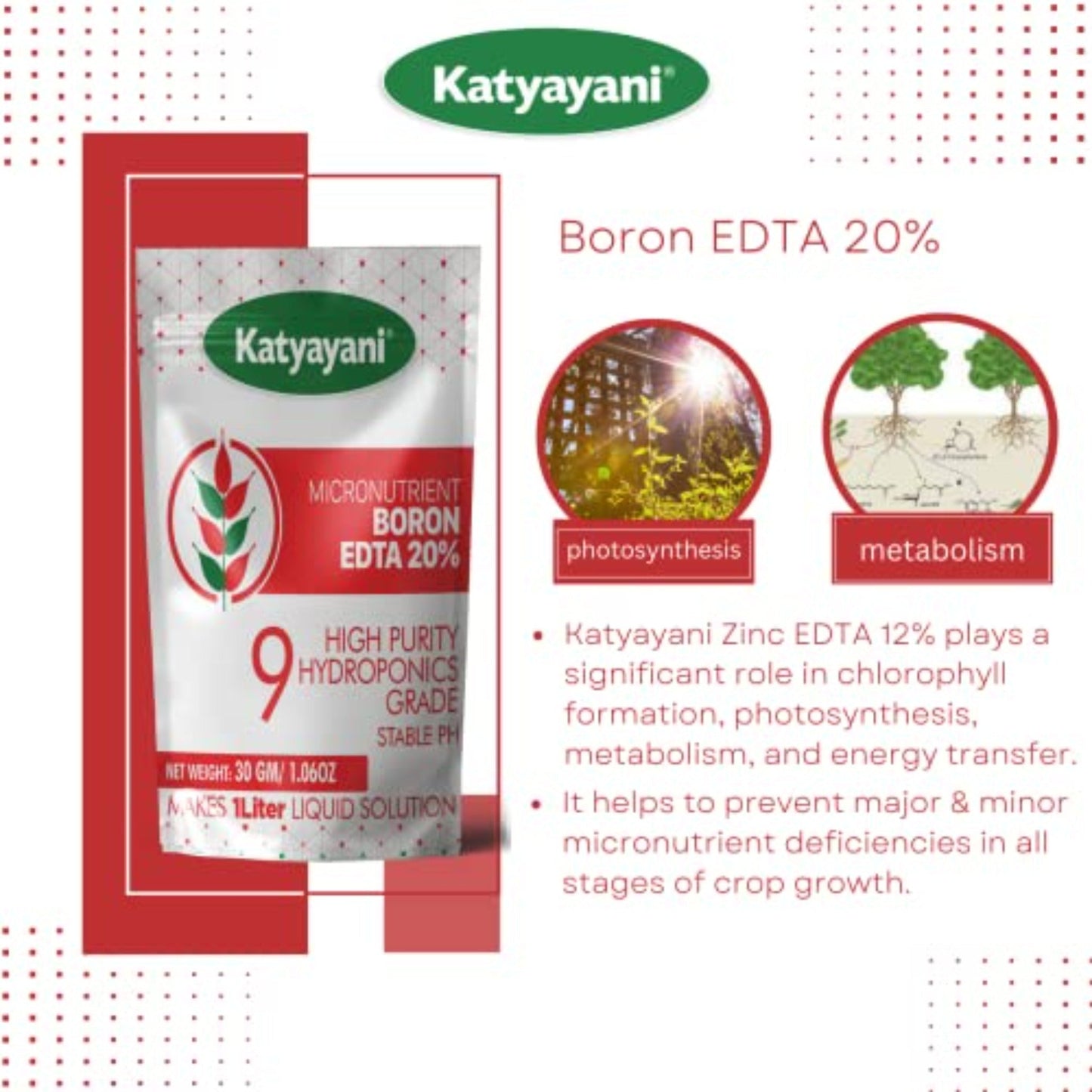 Micronutrient Boron EDTA 20%