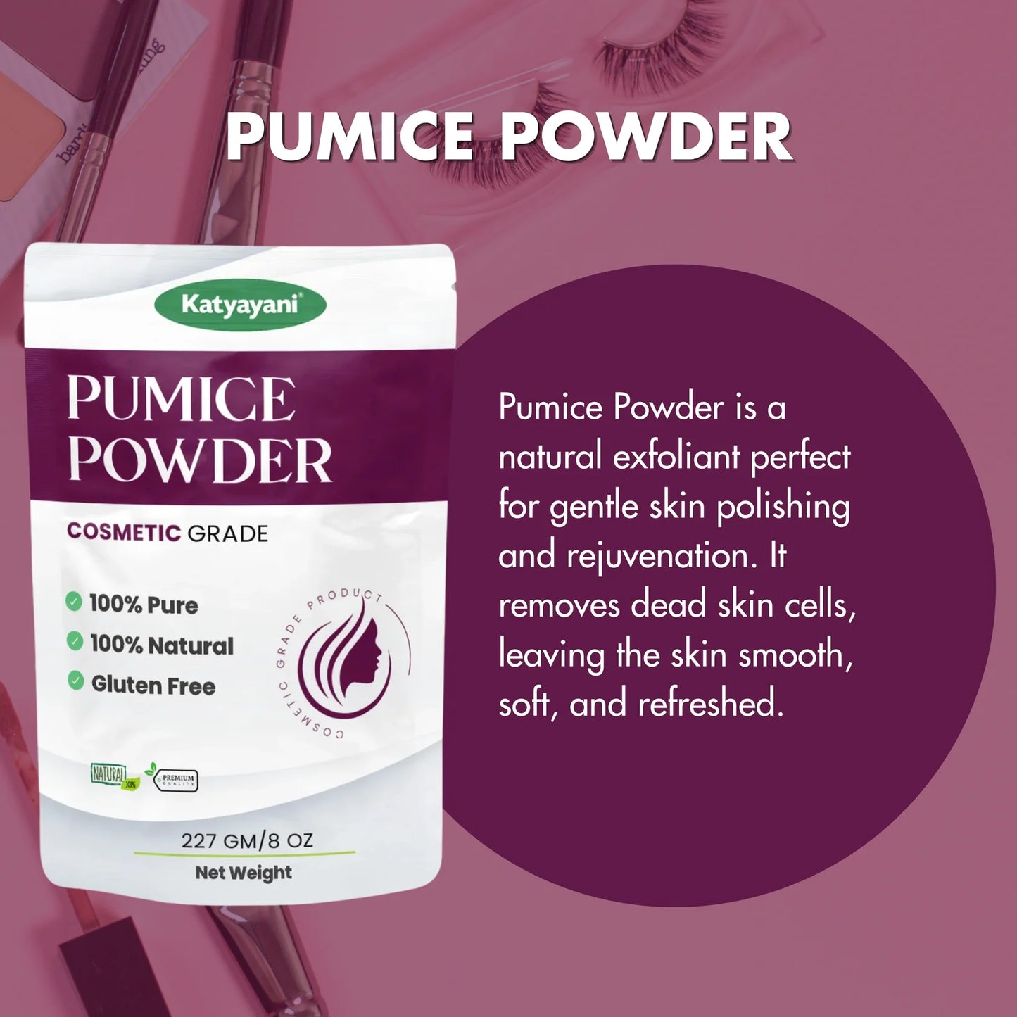 Pumice Powder 227 gm (8 oz)-Cosmetic Grade