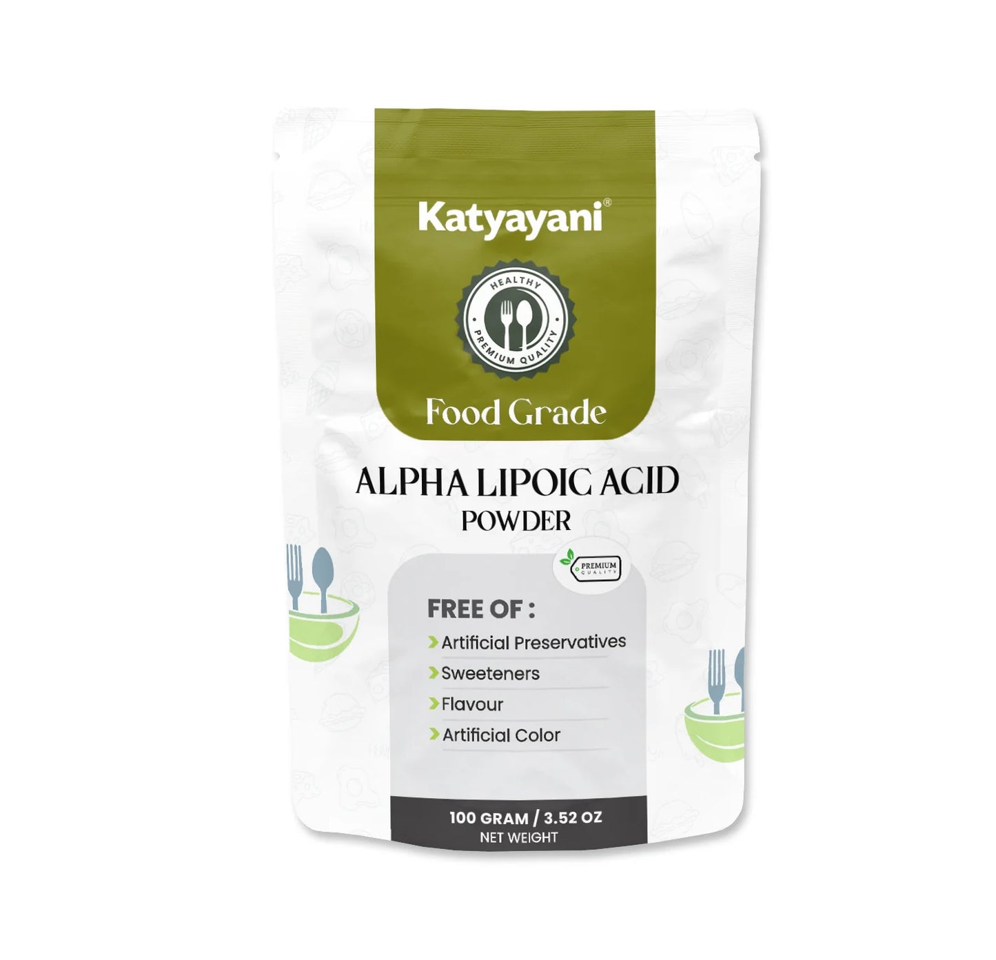 Alpha-lipoic Acid Food Grade 100gm (3.52 oz)