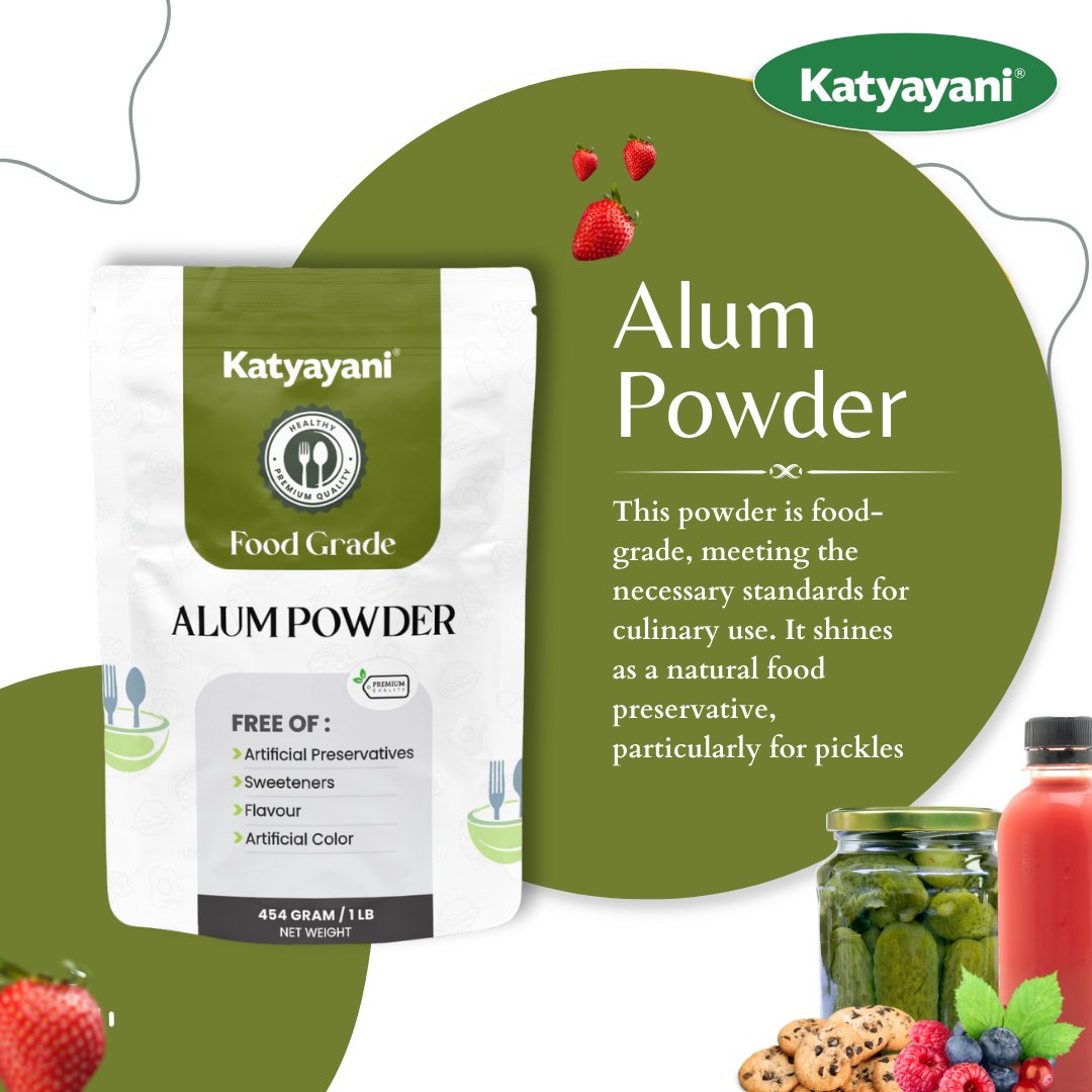 Alum Powder 454 gm (1 lb)-Food Grade