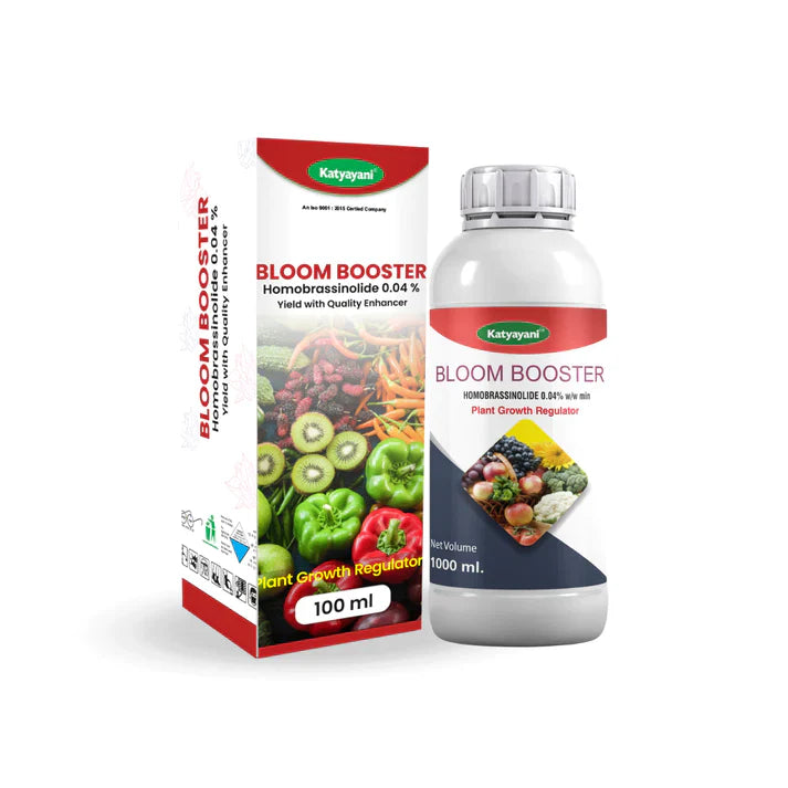 Bloom Booster (Homobrassinolide 0.04 %)- improves growth, yield, and quality of your veggies and fruits