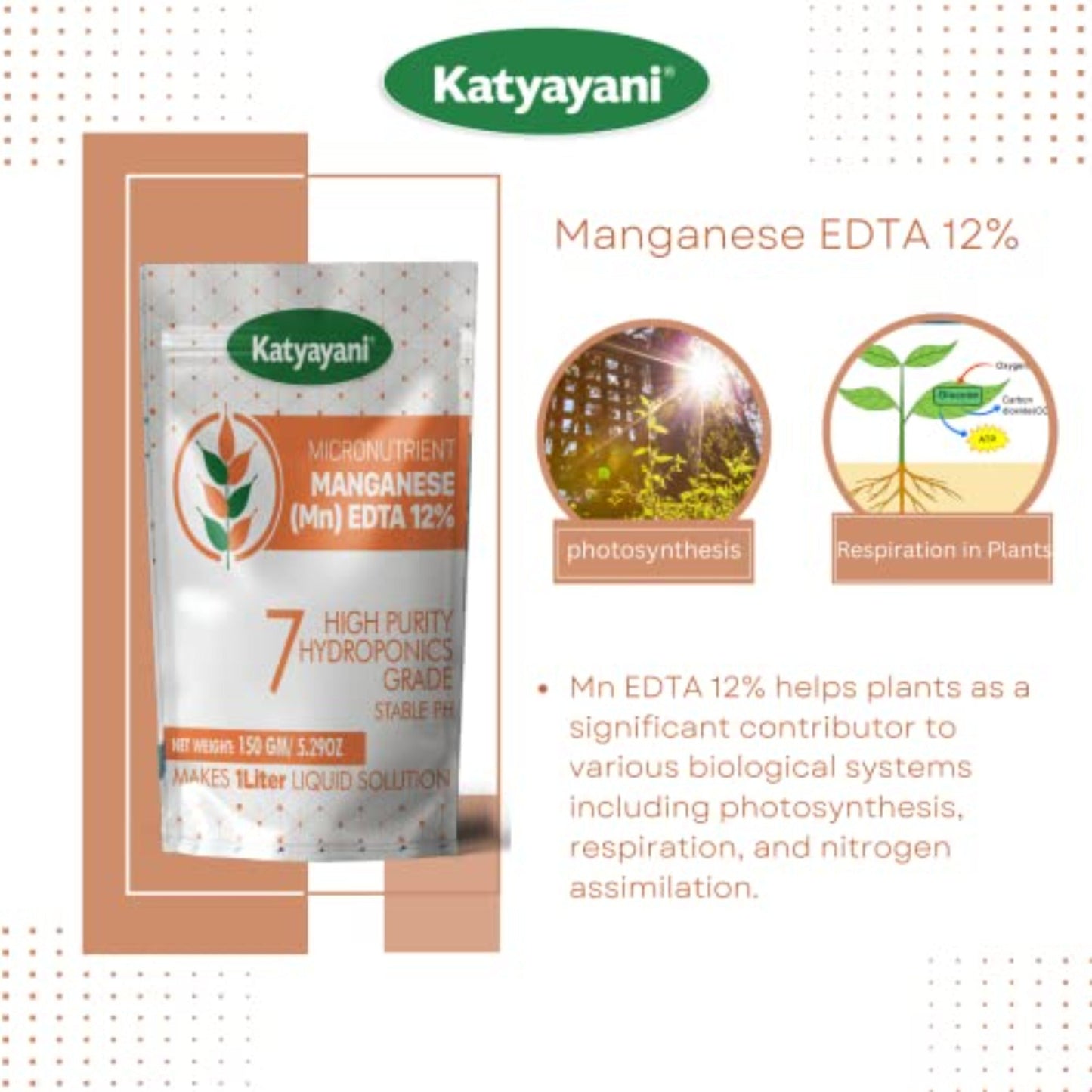 مینگنیج EDTA 12% (3 کا پیک (150 گرام x 3))